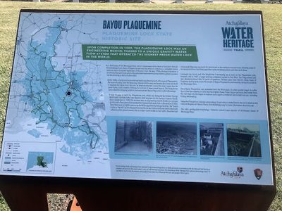 Bayou Plaquemine - Plaquemine Lock State Historic Site
