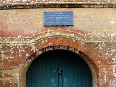 Plaque, Athelhampton House, Dorset
