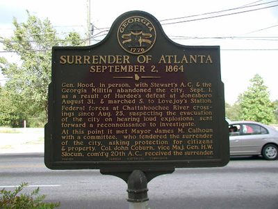 Surrender of Atlanta September 2, 1864