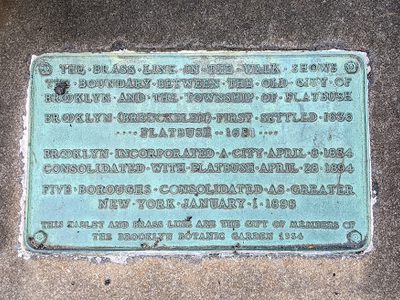 Brooklyn - Flatbush Boundary Line