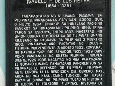 Isabelo F. de los Reyes historical marker