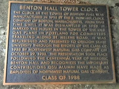 Benton (Community) Hall Tower Clock