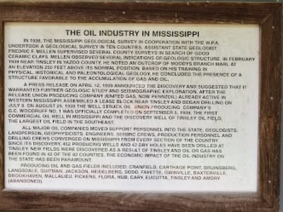 The Oil Industry in Mississippi