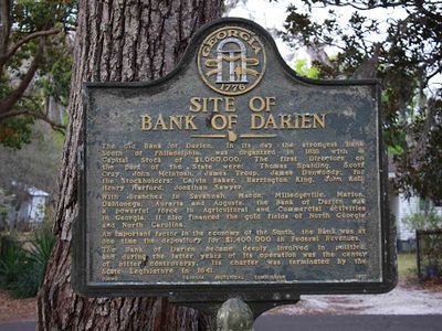 Site of Bank of Darien