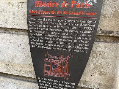 Hotel d'Equevilly dit du Grand Veneur