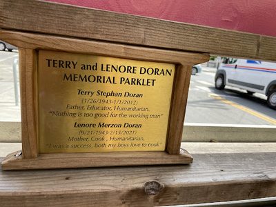 Terry and Lenore Doran Memorial Parklet