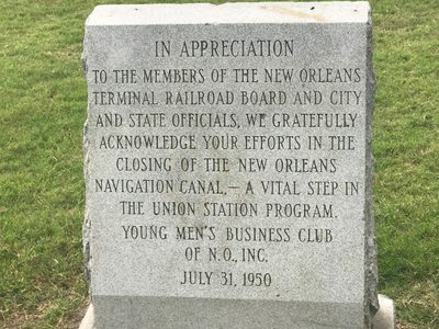 Closing of New Orleans Navigation Canal