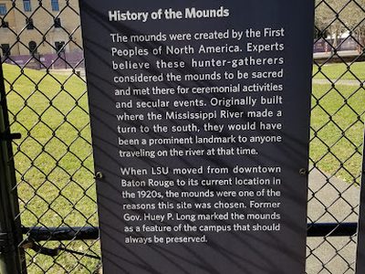 LSU Campus Mounds - History of the Mounds