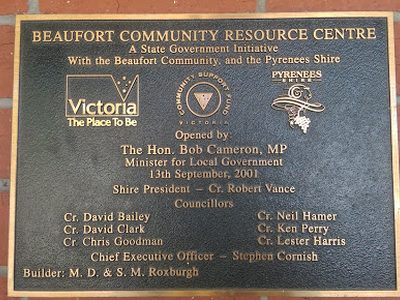 Plaque in Beaufort