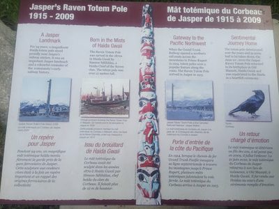 Jasper's Raven Totem Pole, 1915-2009