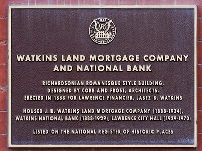 Watkins Land Mortgage Company and National Bank