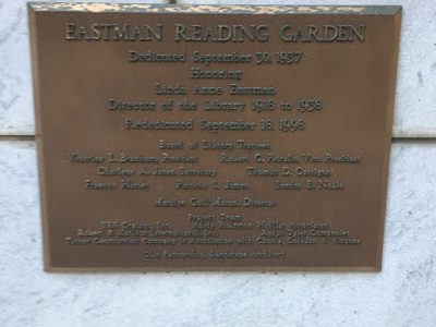 Eastman Reading Garden