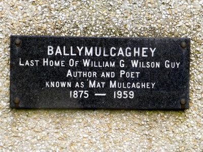 Plaque, Ballymulcaghey