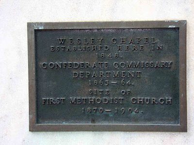 Wesley Chapel /  Confederate Commissary / First Methodist Church
