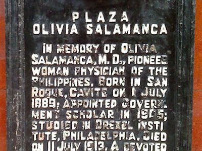 Plaza Olivia Salamanca historical marker