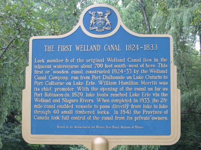 The First Welland Canal 1824-1833