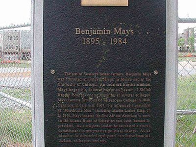 Benjamin Mays 
1895 - 1984