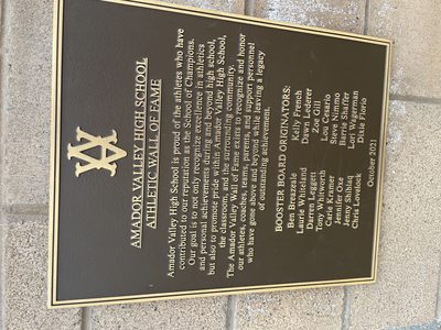 Amador Valley High School Athletic Wall of Fame