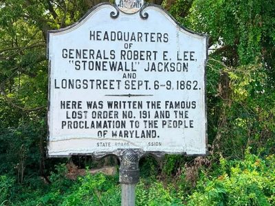 Headquarters of Generals Robert E. Lee, "Stonewall" Jackson and Longstreet