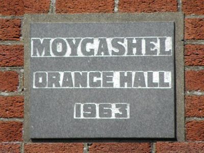 Plaque, Moygashel Orange Hall