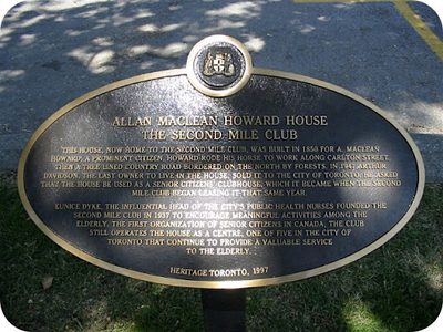 Allan Maclean Howard House The Second Mile Club