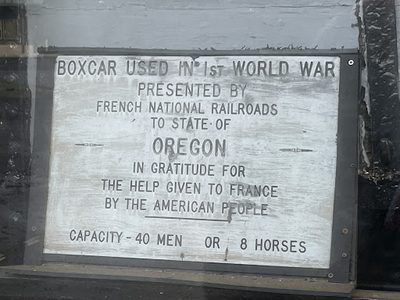 Boxcar Used In 1st World War