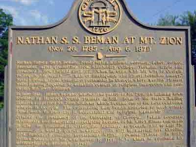 Nathan S.S. Beman at Mt. Zion