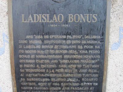 Ladislao Bonus historical marker