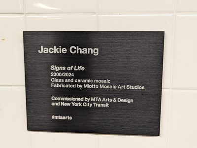 Jackie Chang, "Signs of Life"
