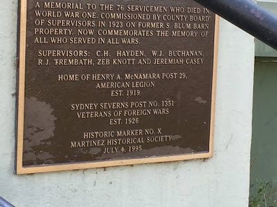 MARTINEZ MEMORIAL BUILDING