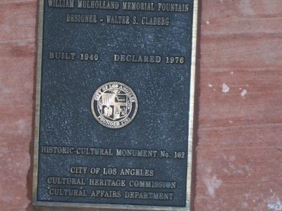 William Mullholand Memorial Fountain - Griffith Park