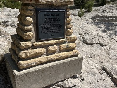 Oregon Trail Ruts (plaque one)