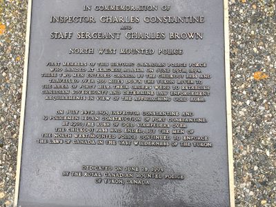 Inspector Charles Constantine and Staff Sergeant Charles Brown