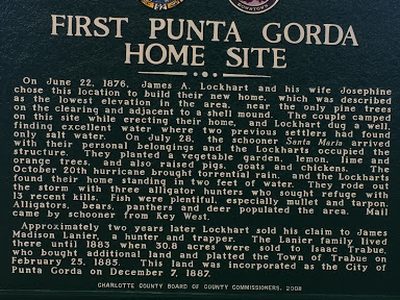 FIRST PUNTA GORDA HOME SITE