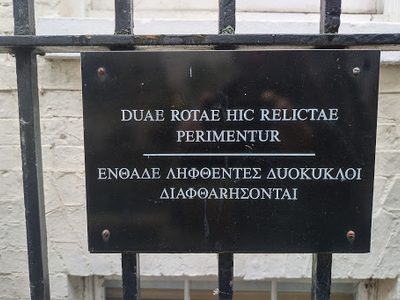Classical parking notice