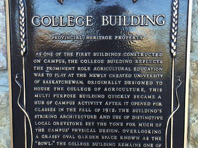 College Building, University of Saskatchewan
