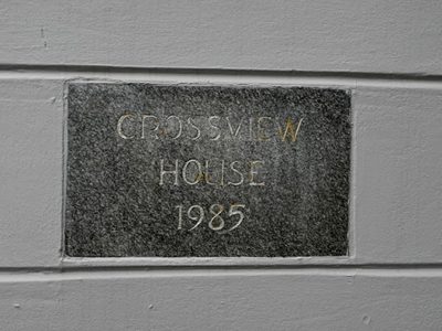 Plaque, Crossview House, Letterkenny
