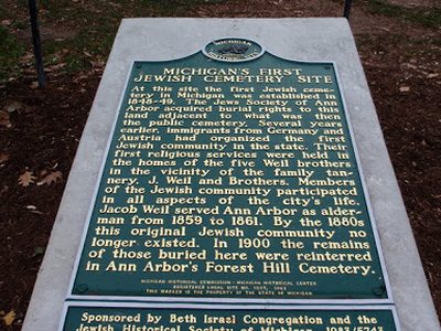 Michigan's First Jewish Cemetery Site