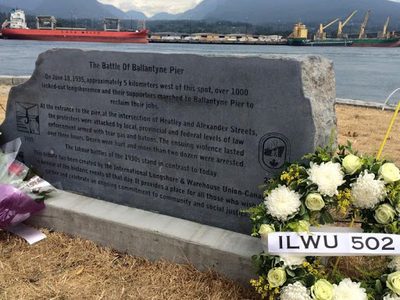 Battle of Ballantyne Pier Memorial