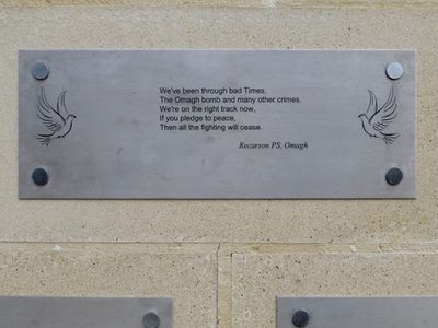 Peace pledge, Recarson PS, Omagh