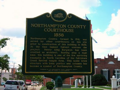 Northampton County Courthouse Sign