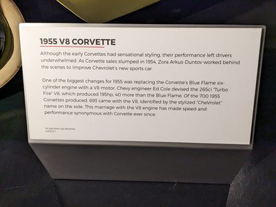1955 V-8 Corvette