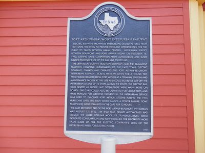 Port Arthur - Beaumont Interurban Railway