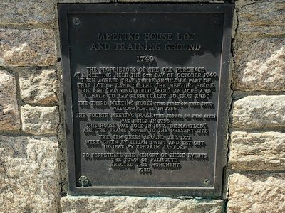 MEETING HOUSE LOT AND TRAINING GROUND 1749