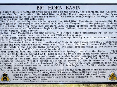 Big Horn Basin