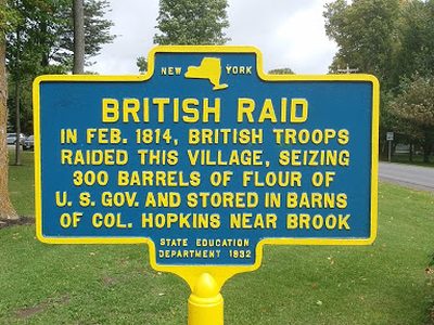 War of 1812 British Raid Hopkinton NY
