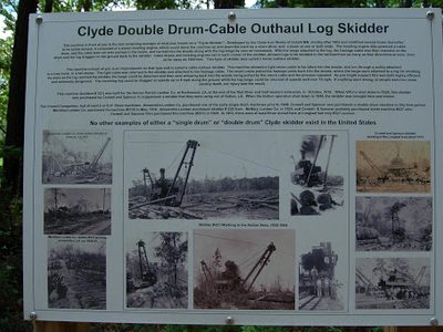 Clyde Double Drum-Cable Outhaul Log Skidder
