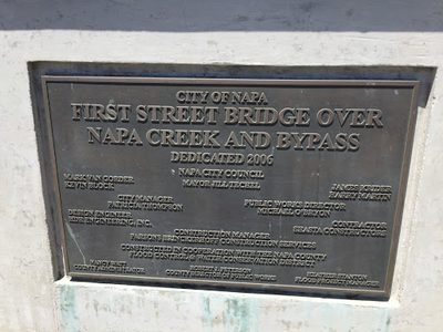 First Street Bridge over Napa Creek and Bypass
