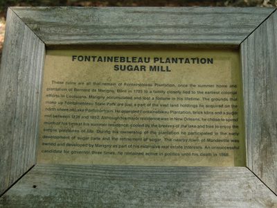 Fontainebleau Plantation Sugar Mill