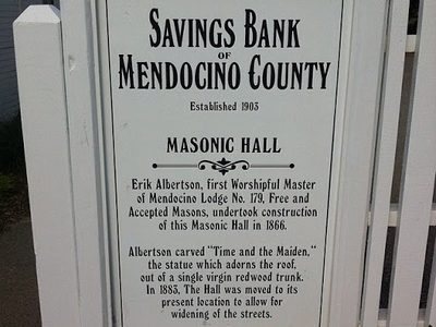 Savings Bank of Mendocino County Masonic Hall